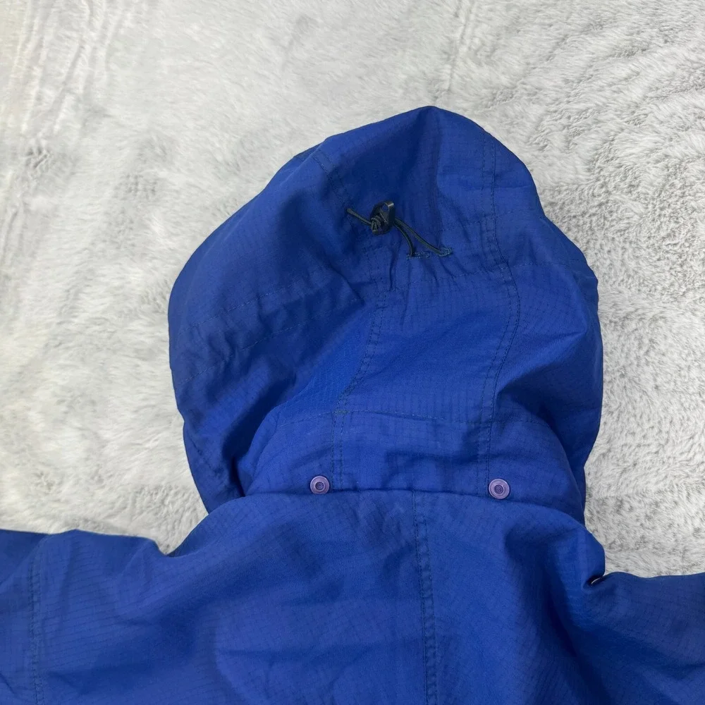 Vintage Patagonia Glacier Runner Jacket Mens Small Blue Long Sleeve Snap Zip-Up